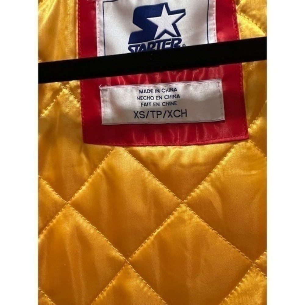NFL Kansas City Chiefs Red Satin Bomber Jacket Womens XS NFL G-III - Picture 6 of 10